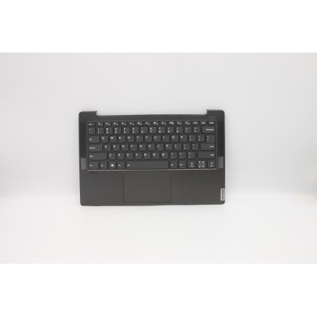 Lenovo 5CB0U44082 Palmrest Top Case con tastiera, Inglese (Stati Uniti), Grigio ferro, Retroilluminazione