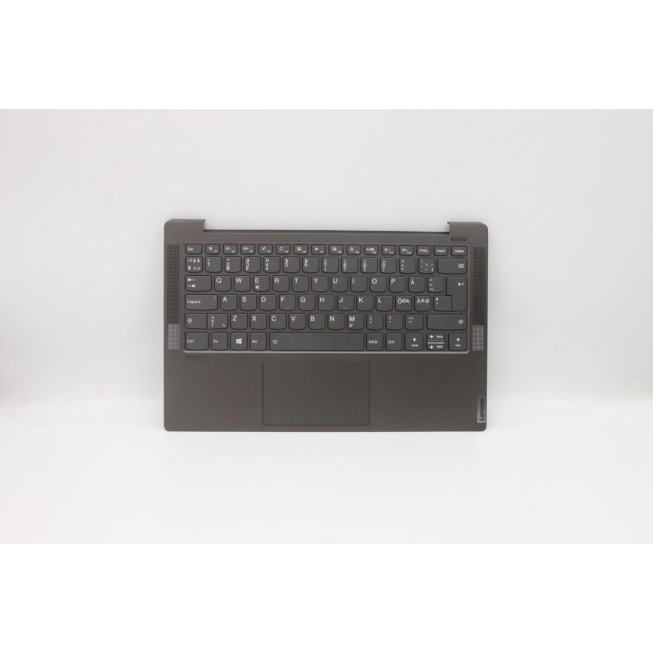 Lenovo 5CB0U44097 Palmrest Top Case con tastiera, Lingue scandinave, Grigio ferro