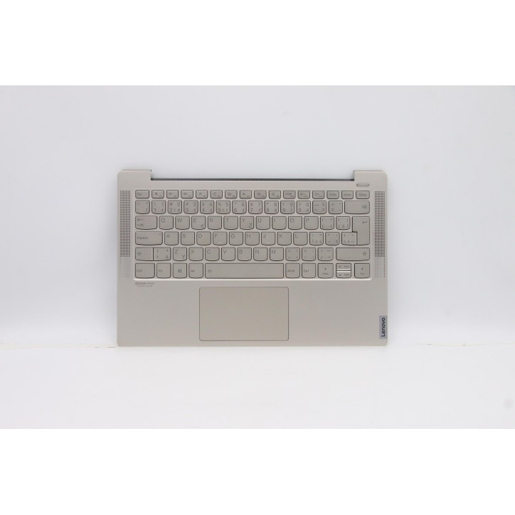 Lenovo 5CB0U44112 Palmrest Top Case con tastiera, Ceco/Slovacco, mica, UK