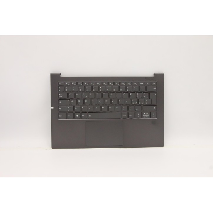 Lenovo 5CB0U44221 Palmrest Top Case con tastiera, Italiano, Grigio ferro, Retroilluminazione