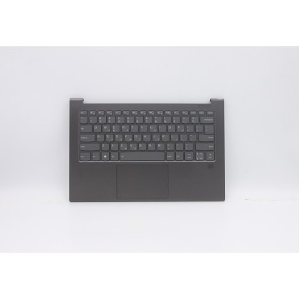 Lenovo 5CB0U44225 Palmrest Top Case con tastiera, Greco, Grigio ferro