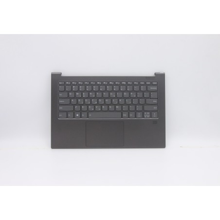 Lenovo 5CB0U44225 Palmrest Top Case con tastiera, Greco, Grigio ferro