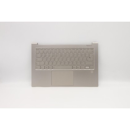 Lenovo 5CB0U44258 Palmrest Top Case con tastiera, Tedesco, Mica, Retroilluminazione