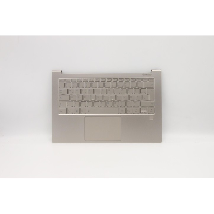 Lenovo 5CB0U44258 Palmrest Top Case con tastiera, Tedesco, Mica, Retroilluminazione