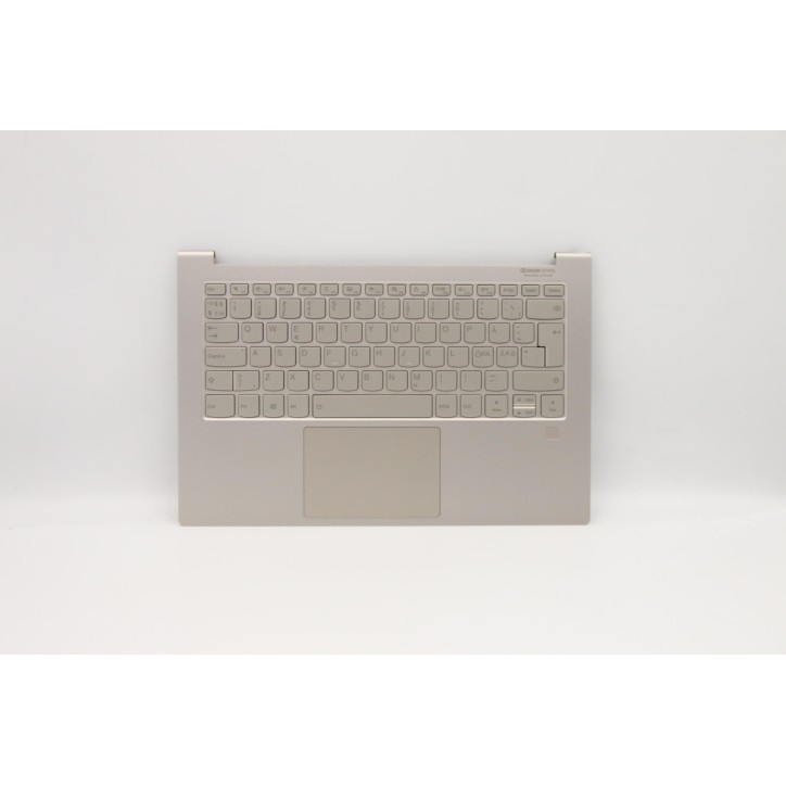 Lenovo 5CB0U44260 Palmrest Top Case con tastiera, Europa del Nord, Mica, Retroilluminazione