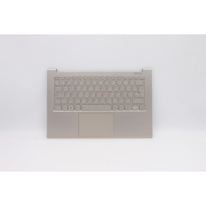 Lenovo 5CB0U44275 Palmrest Top Case con tastiera, Belga, mica, UK