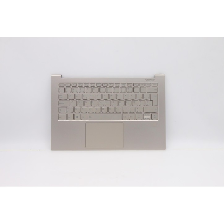 Lenovo 5CB0U44275 Palmrest Top Case con tastiera, Belga, mica, UK