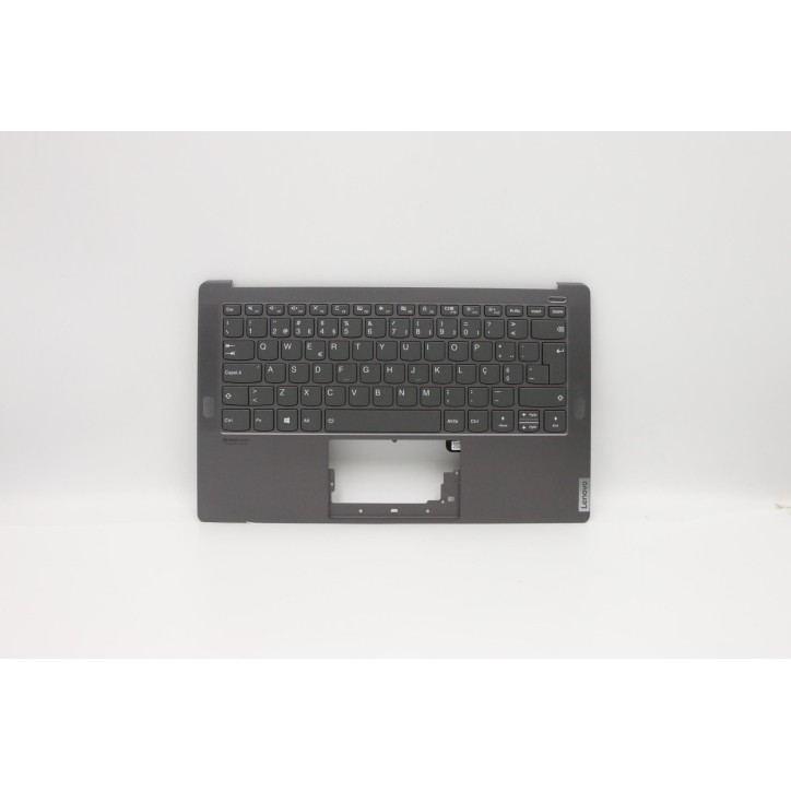 Lenovo 5CB0W43492 Palmrest Top Case con tastiera, Portoghese, Grigio ferro