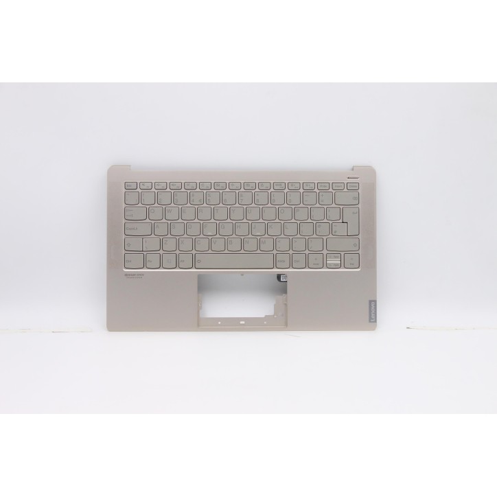 Lenovo 5CB0W43532 Palmrest Top Case con tastiera, Inglese Regno Unito, Mica