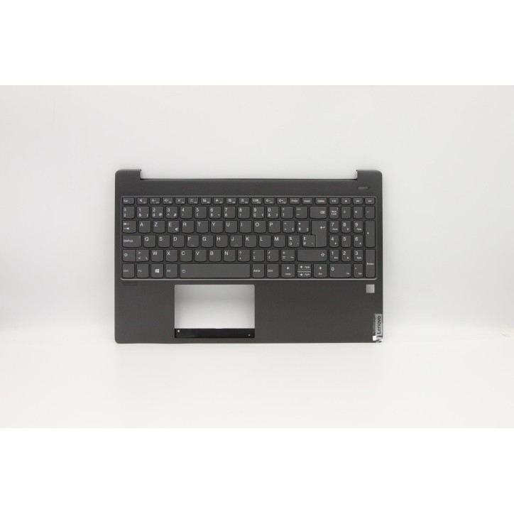 Lenovo 5CB0W43563 Palmrest Top Case con tastiera, Belga, grigio ferro, Retroilluminazione, UK