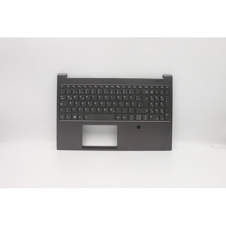 Lenovo 5CB0W43586 Palmrest Top Case con tastiera, Tedesco, Grigio ferro, Retroilluminazione