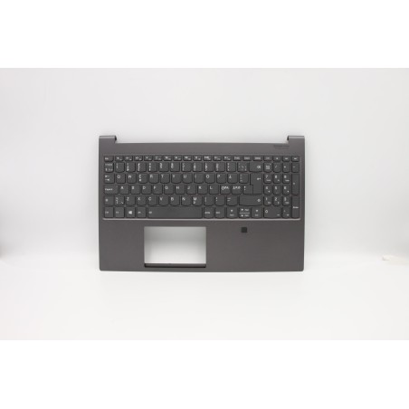 Lenovo 5CB0W43588 Palmrest Top Case con tastiera, Lingue scandinave, Grigio ferro, Retroilluminazione