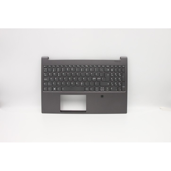 Lenovo 5CB0W43588 Palmrest Top Case con tastiera, Lingue scandinave, Grigio ferro, Retroilluminazione