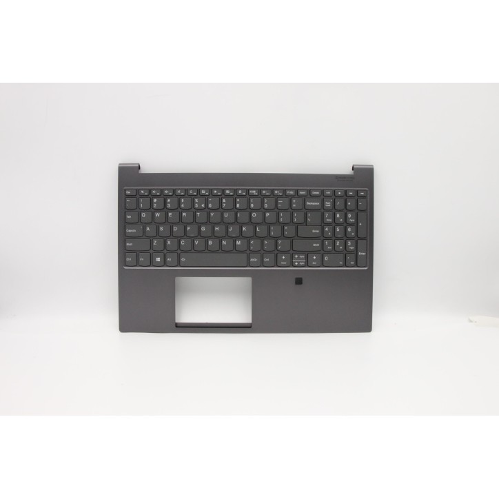 Lenovo 5CB0W43598 Palmrest Top Case con tastiera, Inglese (Stati Uniti/Europa), Grigio ferro, Retroilluminazione