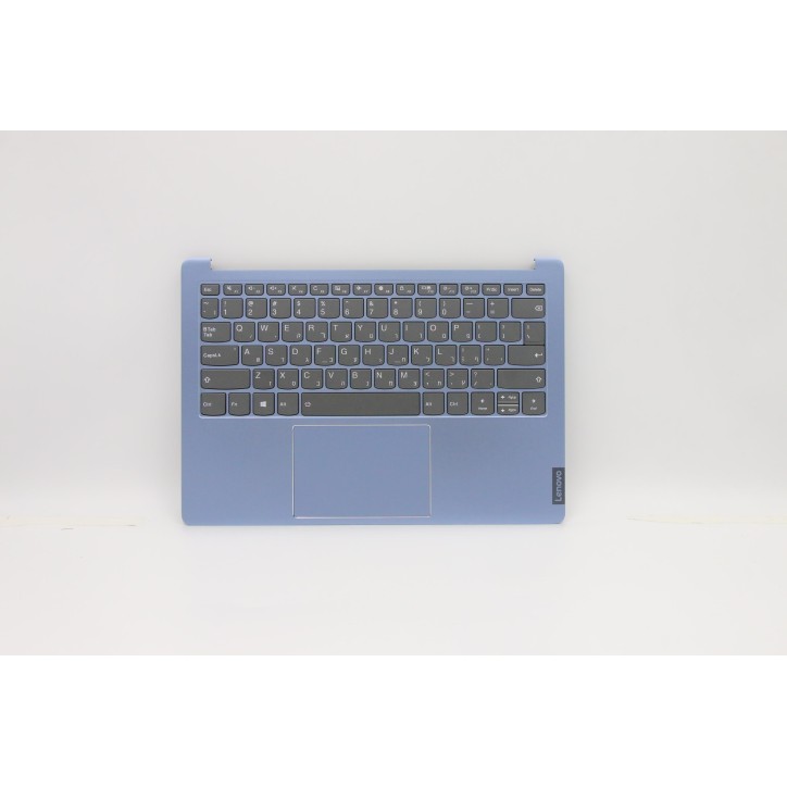 Lenovo 5CB0W43692 Palmrest Top Case con tastiera, Ebraico, Blu ghiaccio, Retroilluminazione