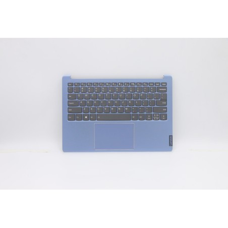 Lenovo 5CB0W43711 Palmrest Top Case con tastiera, Inglese (Stati Uniti), Ice Blue, Retroilluminazione