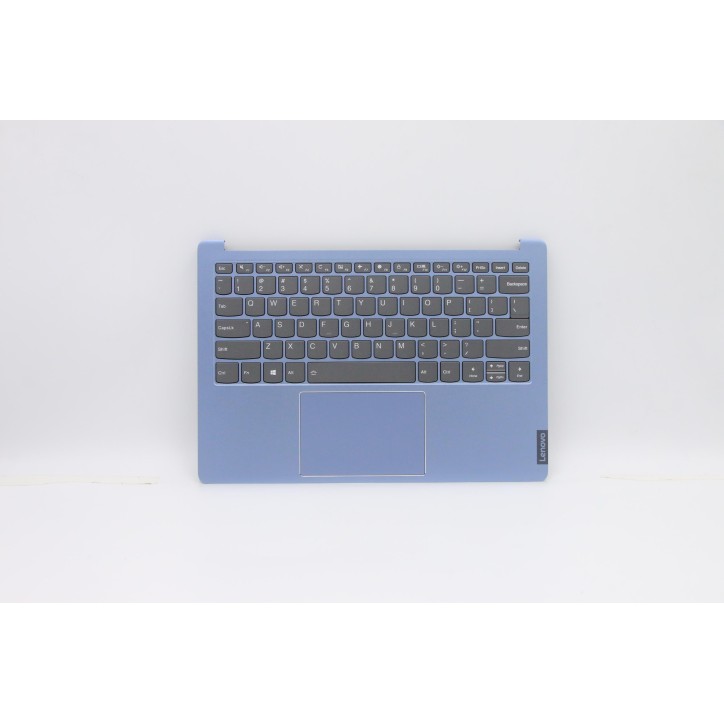 Lenovo 5CB0W43711 Palmrest Top Case con tastiera, Inglese (Stati Uniti), Ice Blue, Retroilluminazione