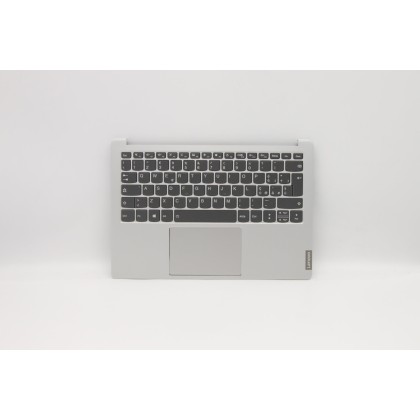 Lenovo 5CB0W43728 Palmrest Top Case con tastiera, Italiano, Grigio ferro, Retroilluminazione