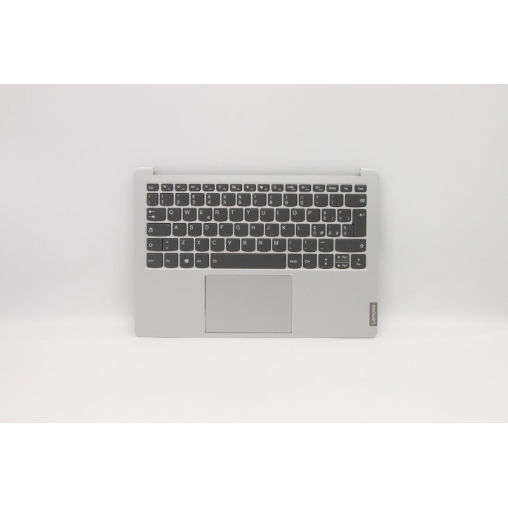 Lenovo 5CB0W43728 Palmrest Top Case con tastiera, Italiano, Grigio ferro, Retroilluminazione