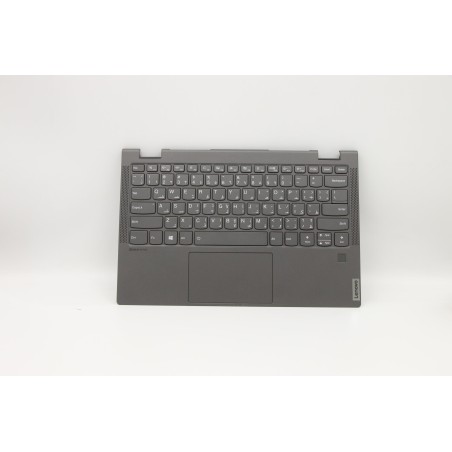 Lenovo 5CB0W43751 Palmrest Top Case con tastiera, Arabo, Retroilluminazione, US