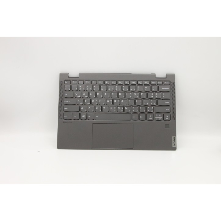 Lenovo 5CB0W43751 Palmrest Top Case con tastiera, Arabo, Retroilluminazione, US