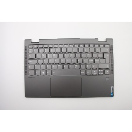 Lenovo 5CB0W43772 Palmrest Top Case con tastiera, Europa del Nord, Retroilluminazione