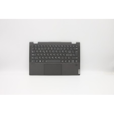 Lenovo 5CB0W43778 Palmrest Top Case con tastiera, Svizzera, Retroilluminazione