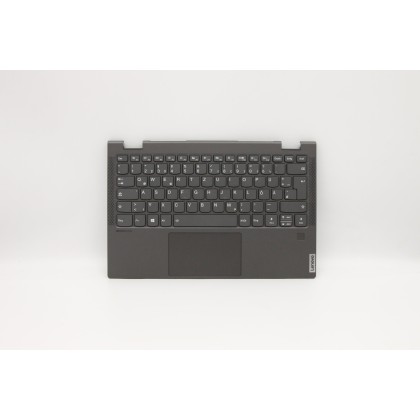 Lenovo 5CB0W43794 Palmrest Top Case con tastiera, Tedesco, Retroilluminazione