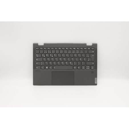 Lenovo 5CB0W43794 Palmrest Top Case con tastiera, Tedesco, Retroilluminazione