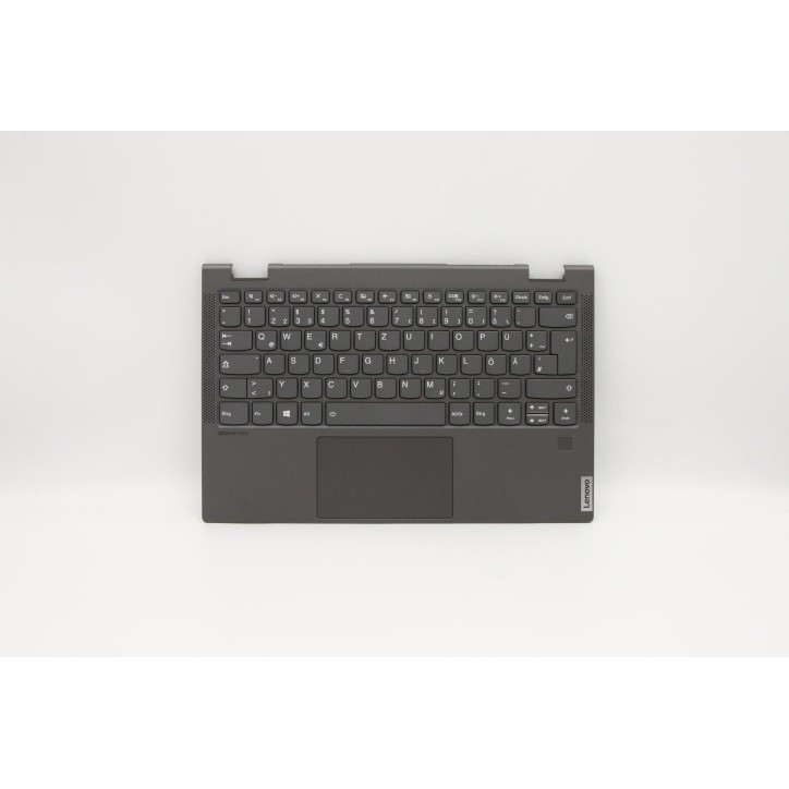Lenovo 5CB0W43794 Palmrest Top Case con tastiera, Tedesco, Retroilluminazione