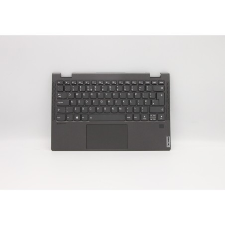Lenovo 5CB0W43807 Palmrest Top Case con tastiera, Inglese Regno Unito, Retroilluminazione