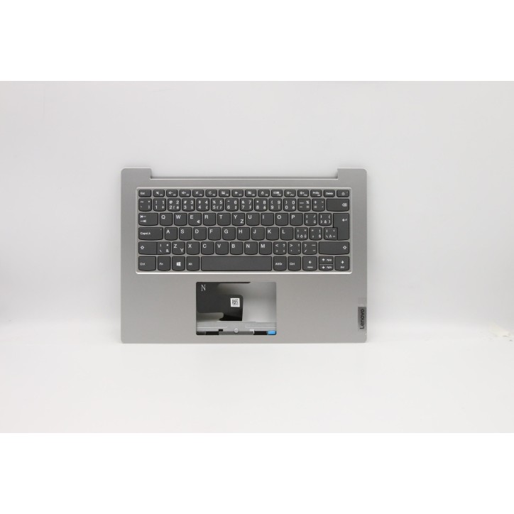 Lenovo 5CB0W43909 Palmrest Top Case con tastiera, Ceco, Grigio platino, Senza retroilluminazione, UK