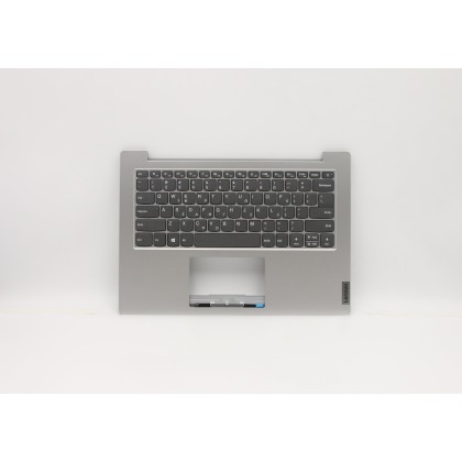 Lenovo 5CB0W43917 C-Cover with keyboard, Greek, Platinum Grey, Non-Backlight, US