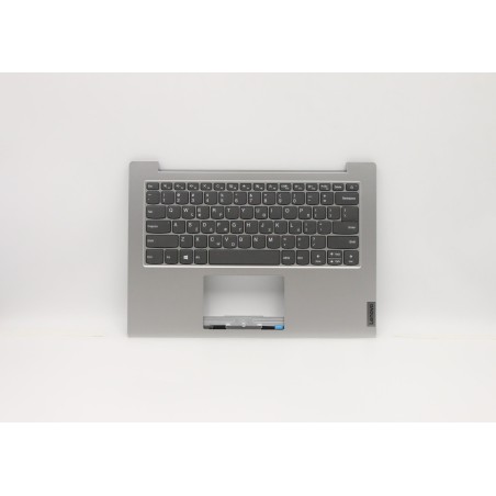 Lenovo 5CB0W43917 C-Cover with keyboard, Greek, Platinum Grey, Non-Backlight, US