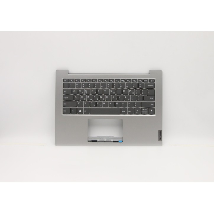 Lenovo 5CB0W43917 C-Cover with keyboard, Greek, Platinum Grey, Non-Backlight, US