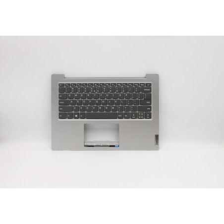 Lenovo 5CB0W43923 Palmrest Top Case con tastiera, Inglese (Stati Uniti/Europa), Grigio platino, Senza_retroilluminazione