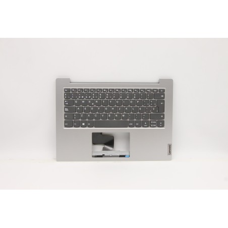 Lenovo 5CB0W43927 C-Cover with keyboard, Spanish, Platinum Grey, Non-Backlight, UK
