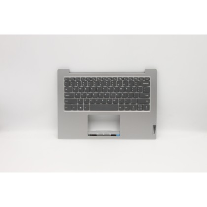 Lenovo 5CB0W43929 Palmrest Top Case con tastiera, Inglese (Stati Uniti), Grigio platino, Senza_retroilluminazione