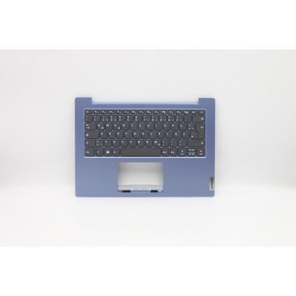 Lenovo 5CB0W43945 Palmrest Top Case con tastiera, Tedesco, Blu ghiaccio, Senza_retroilluminazione