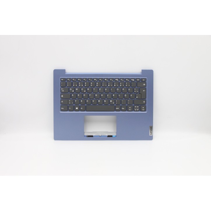 Lenovo 5CB0W43945 Palmrest Top Case con tastiera, Tedesco, Blu ghiaccio, Senza_retroilluminazione