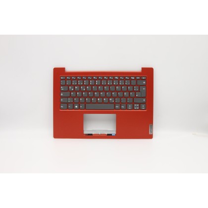 Lenovo 5CB0W43975 Palmrest Top Case con tastiera, Tedesco, Arancione fiamma, Senza_retroilluminazione