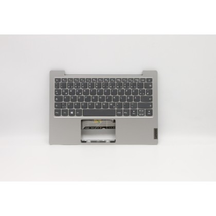 Lenovo 5CB0W44004 Palmrest Top Case con tastiera, Tedesco, Grigio platino, Senza_retroilluminazione