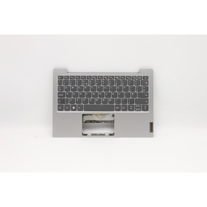 Lenovo 5CB0W44008 Palmrest Top Case con tastiera, Inglese Regno Unito, Grigio platino, Senza_retroilluminazione
