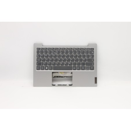 Lenovo 5CB0W44008 Palmrest Top Case con tastiera, Inglese Regno Unito, Grigio platino, Senza_retroilluminazione