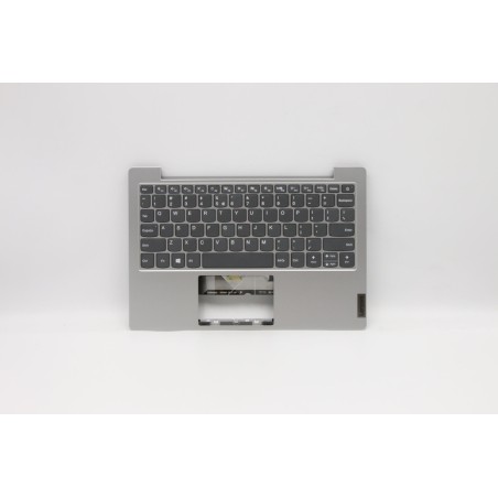 Lenovo 5CB0W44027 Palmrest Top Case con tastiera, Inglese (Stati Uniti/Europa), Grigio platino, Senza_retroilluminazione