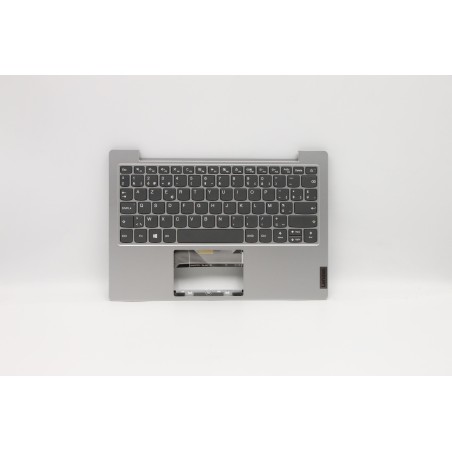 Lenovo 5CB0W44029 Palmrest Top Case con tastiera, Belga, Grigio platino, Senza retroilluminazione, UK