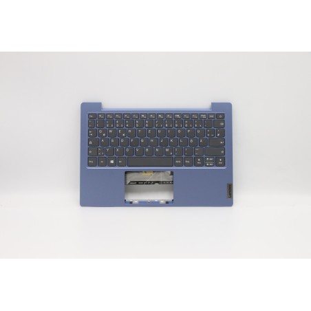 Lenovo 5CB0W44035 Palmrest Top Case con tastiera, Tedesco, Blu ghiaccio, Senza_retroilluminazione