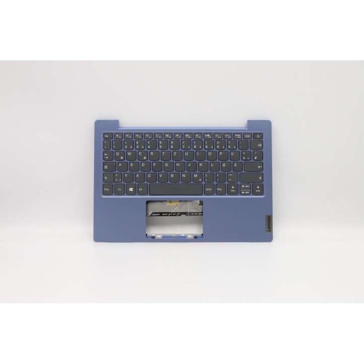 Lenovo 5CB0W44035 Palmrest Top Case con tastiera, Tedesco, Blu ghiaccio, Senza_retroilluminazione