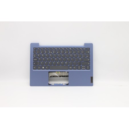 Lenovo 5CB0W44039 Palmrest Top Case con tastiera, Inglese Regno Unito, Ice Blue, Senza_retroilluminazione