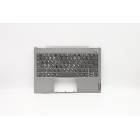 Lenovo 5CB0W44280 Palmrest Top Case con tastiera, Ebraico, Grigio minerale, Retroilluminazione